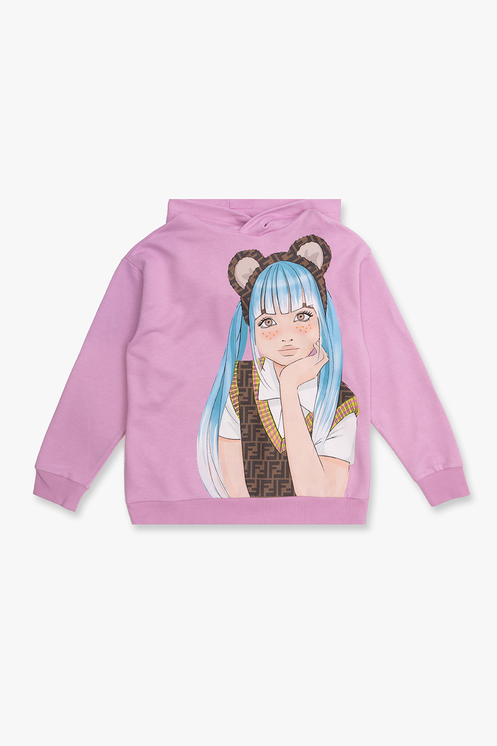 Fendi 2024 pink hoodie